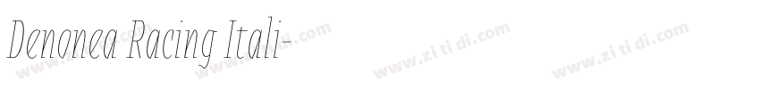 Denonea Racing Itali字体转换 Denonea Racing Itali字体转换